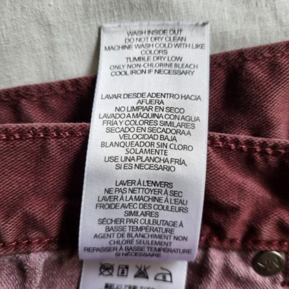 Michael Kors burgundy jeans - Picture 7 of 7